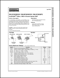 Click here to download ISL9V3036S3 Datasheet