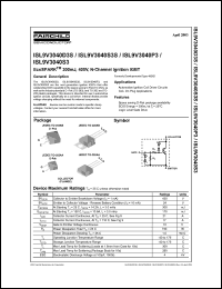 Click here to download ISL9V3040D3 Datasheet