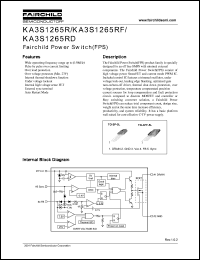 Click here to download KA3S1265RFYDTU Datasheet