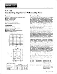Click here to download KH103 Datasheet