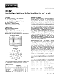 Click here to download KH231 Datasheet