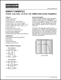 Click here to download KM4111 Datasheet