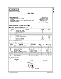 Click here to download KSA1201 Datasheet