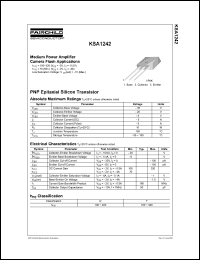 Click here to download KSA1242 Datasheet