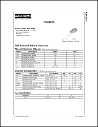 Click here to download KSA3010 Datasheet