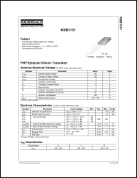 Click here to download KSB1151YS Datasheet