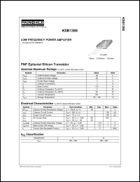 Click here to download KSB1366Y Datasheet