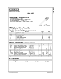 Click here to download KSC1675CYTA Datasheet