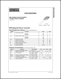 Click here to download KSC2258ASTU Datasheet