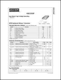 Click here to download KSC2335F Datasheet