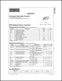 Click here to download KSC2518R Datasheet