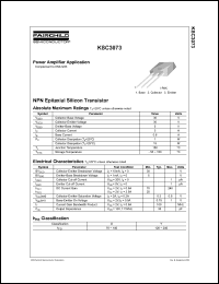 Click here to download KSC3073 Datasheet