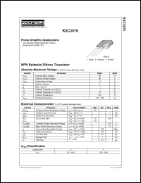 Click here to download KSC3076 Datasheet