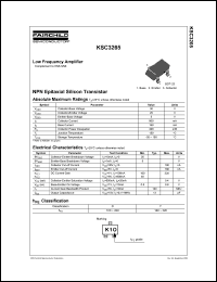 Click here to download KSC3265YMTF Datasheet