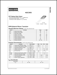 Click here to download KSC3953DS Datasheet