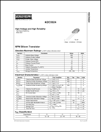 Click here to download KSC5024RTU Datasheet