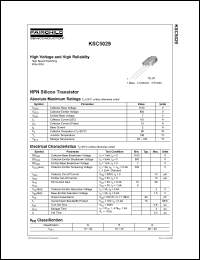 Click here to download KSC5029 Datasheet