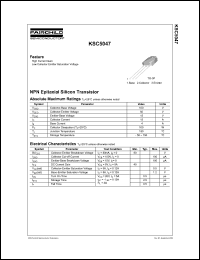 Click here to download KSC5047 Datasheet