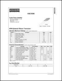 Click here to download KSC5200 Datasheet
