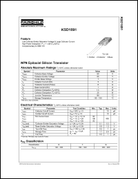 Click here to download KSD1691GS Datasheet