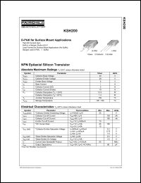 Click here to download KSH200TF Datasheet