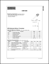 Click here to download KSR1009 Datasheet