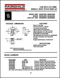 Click here to download MAN6160E Datasheet