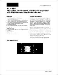 Click here to download ML4854 Datasheet