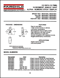 Click here to download MSA5160C Datasheet