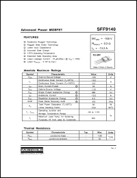 Click here to download SFF9140 Datasheet