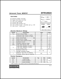 Click here to download SFR9024 Datasheet