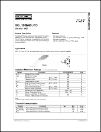 Click here to download SGL160N60UFD Datasheet