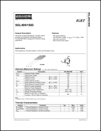 Click here to download SGL40N150D Datasheet