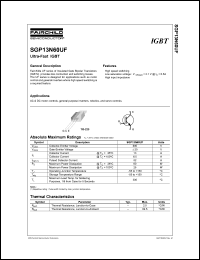 Click here to download SGP13N60 Datasheet