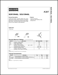Click here to download SGR15N40 Datasheet