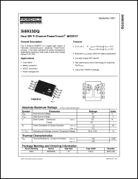 Click here to download SI6933 Datasheet