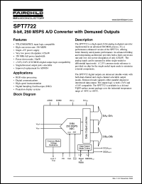 Click here to download SPT7722 Datasheet