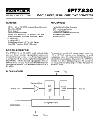 Click here to download SPT7830 Datasheet