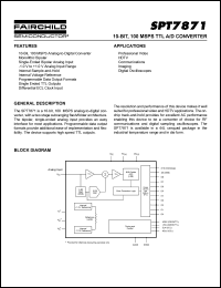 Click here to download SPT7871 Datasheet