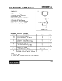 Click here to download SSD2007A Datasheet