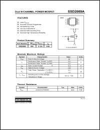 Click here to download SSD2009A Datasheet