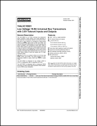 Click here to download 74ALVC16501MTDX Datasheet