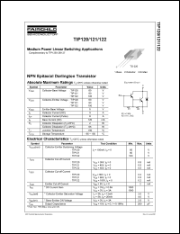 Click here to download TIP120TU Datasheet