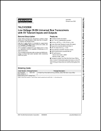 Click here to download 74LCX32500GX Datasheet