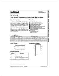 Click here to download 74LCXH245MTCX Datasheet