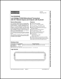 Click here to download 74LCXH32245 Datasheet