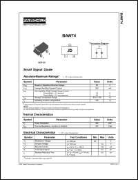 Click here to download BAW74 Datasheet