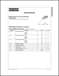 Click here to download BD438 Datasheet