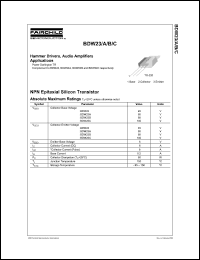 Click here to download BDW23 Datasheet