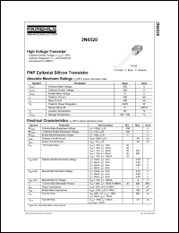 Click here to download 2N6520BU Datasheet